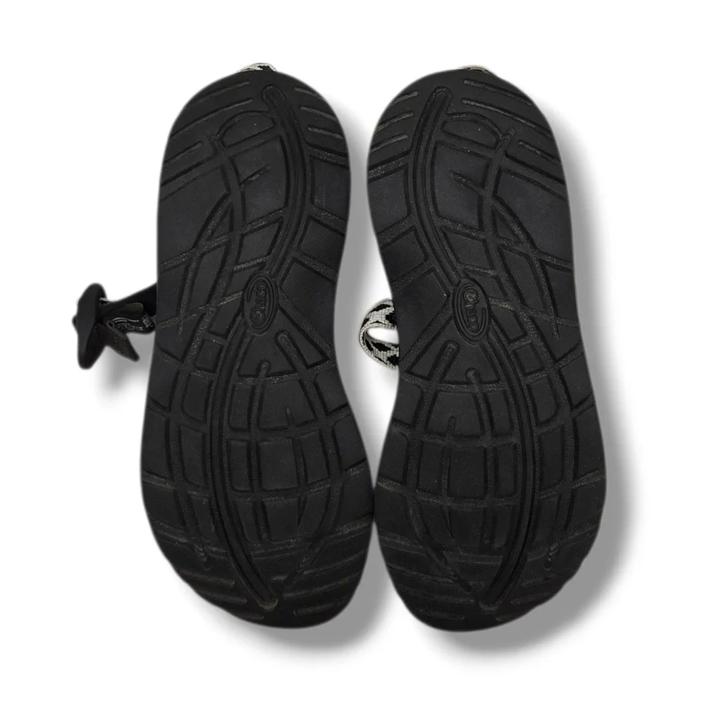 Chaco‎ Z/Cloud 2 Sandals Womens 8 Quilt Black White Hiking Outdoor